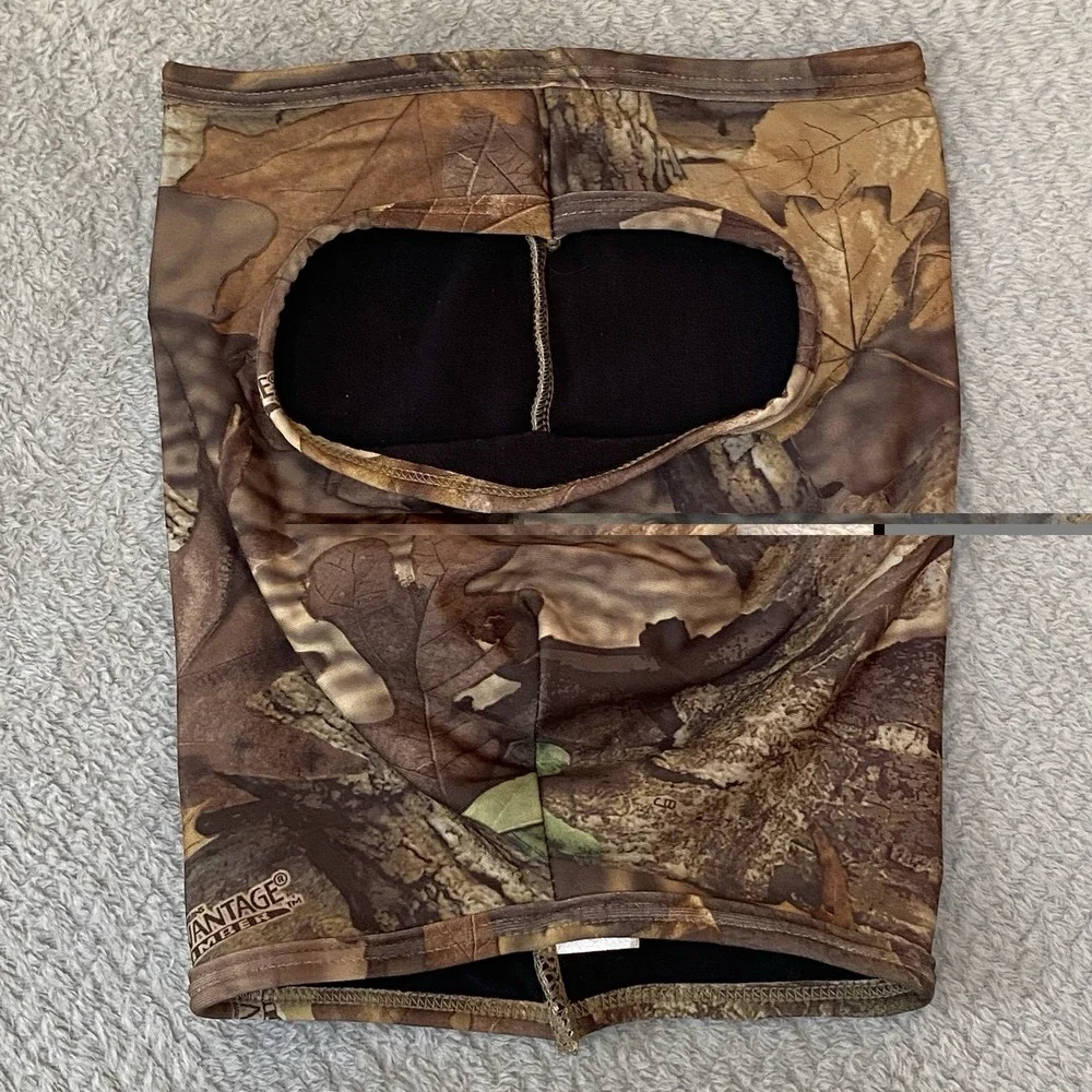 Cabela's Camo Face Mask Advantage Timber Pullover One Size